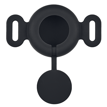 QR Code Medical ID Tag with Location Tracker Black, Black, large image number 2